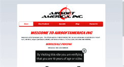 Desktop Screenshot of airsoftamericainc.com