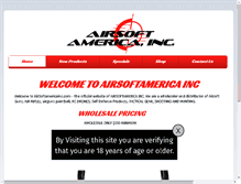 Tablet Screenshot of airsoftamericainc.com